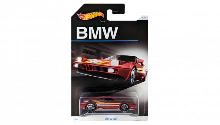 Тематическая Машинка Hot Wheels BMW M1 BMW 1:64 DJM80 Dark Red - Retromagaz, image 1