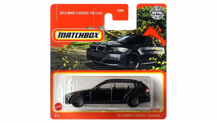 Машинка Большой Город Matchbox 2012 BMW 3 Series Touring Highway 1:64 HFR27 Black - Retromagaz, image 1