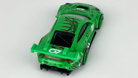 Машинка Premium Hot Wheels "Rexy" Porsche 911 GT3 R (992) Race Day 1:64 HRV72 Green - Retromagaz, image 3