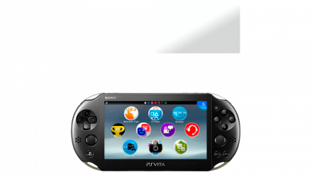 Набір Консоль Sony PlayStation Vita Slim Модифікована 64GB Black + 5 Вбудованих Ігор Б/У  + Чохол М'який RMC Новий + Скло  Trans Clear Новий - Retromagaz, image 1