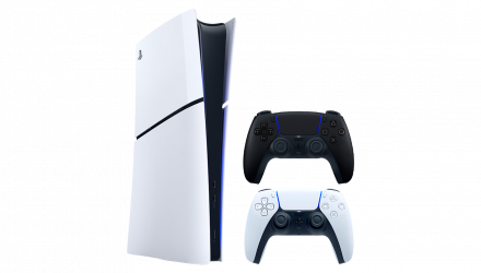 Набор Консоль Sony PlayStation 5 Slim Digital Edition 1TB White Новый  + Геймпад Беспроводной DualSense Midnight Black - Retromagaz, image 1