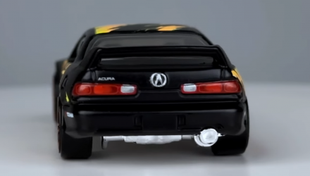 Тематична Машинка Hot Wheels Custom '01 Acura Integra GSR Neon Speeders 1:64 HLH72/HRW73 Black - Retromagaz, image 6