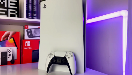 Набор Консоль Sony PlayStation 5 Digital Edition 825GB White Б/У  + Подставка Black - Retromagaz, image 1