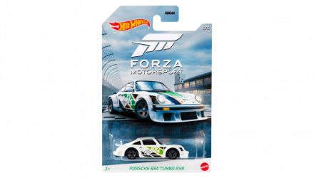 Тематическая Машинка Hot Wheels Porsche 934 Turbo RSR Forza Motorsport 1:64 GJV71 White - Retromagaz, image 1