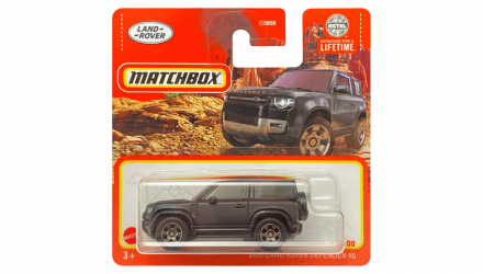 Машинка Большой Город Matchbox 2020 Land Rover Defender Off-Road 1:64 HVP11 Black - Retromagaz, image 1