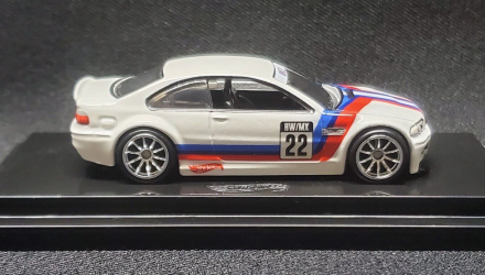 Машинка Premium Hot Wheels BMW M3 (E46) Red Line Club RLC 1:64 HGK71 White - Retromagaz, image 3