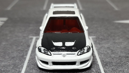 Машинка Базовая Hot Wheels Honda Civic Si J-Imports 1:64 HTD07 White - Retromagaz, image 4