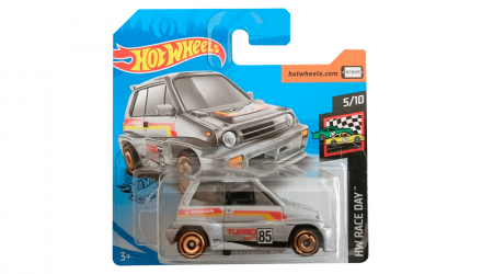 Машинка Базовая Hot Wheels '85 Honda City Turbo II Race Day 1:64 GHC51 Silver - Retromagaz, image 1