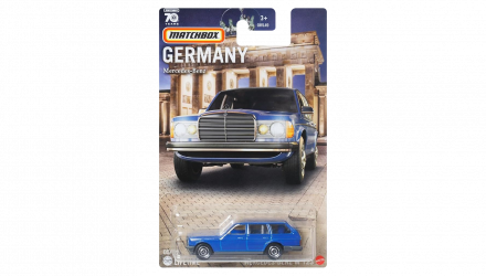 Тематическая Машинка Matchbox Mercedes-Benz W123 Germany 1:64 GWL49/HPC60 Blue - Retromagaz, image 1