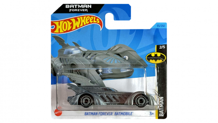 Машинка Базова Hot Wheels Batman Forever Batmobile Batman 1:64 HKJ73 Grey - Retromagaz, image 1