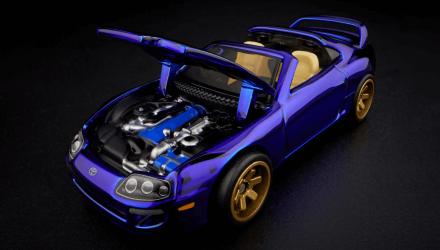 Машинка Premium Hot Wheels 1997 Toyota Supra Red Line Club RLC 1:64 HWF07 Blue - Retromagaz, image 4