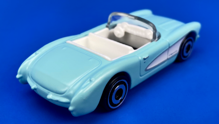 Машинка Базова Hot Wheels 1956 Corvette Barbie The Movie Screen Time 1:64 HKK87 Light Blue - Retromagaz, image 2