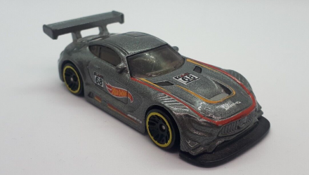 Машинка Базовая Hot Wheels '16 Mercedes-AMG GT3 Project CARS 2 Legends of Speed 1:64 FJV46 Dark Grey - Retromagaz, image 2