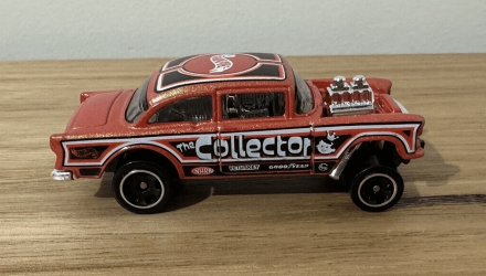 Машинка Базовая Hot Wheels '55 Chevy Bel Air Gasser Reverse Rake 1:64 HTB90 Orange - Retromagaz, image 3