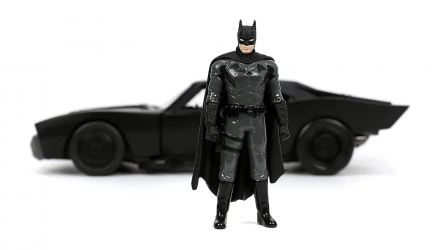 Машинка Jada Batman (2022) Бетмобіль з Фігуркою Бетмена 1:24 Black - Retromagaz, image 5