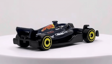 Машинка Базова Hot Wheels Formula 1 Oracle Red Bull Racing Track Aces 1:64 HYW10 Blue - Retromagaz, image 3