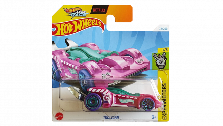 Машинка Базова Hot Wheels Tooligan Treasure Hunts Experimotors 1:64 HTF17 Pink - Retromagaz, image 1