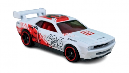 Машинка Базовая Hot Wheels Dodge Challenger Drift Car Drift 1:64 HCV88 White - Retromagaz, image 2