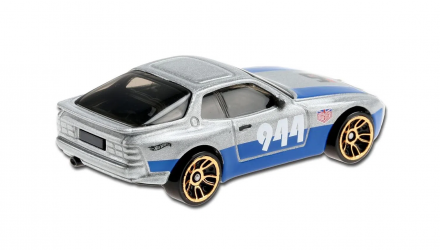 Машинка Базовая Hot Wheels '89 Porsche 944 Turbo Magnus Walker Turbo 1:64 GRY56 Silver - Retromagaz, image 4