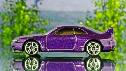 Машинка Базовая Hot Wheels Nissan Skyline GT-R R33 Then and Now 1:64 FJY75 Purple - Retromagaz, image 4