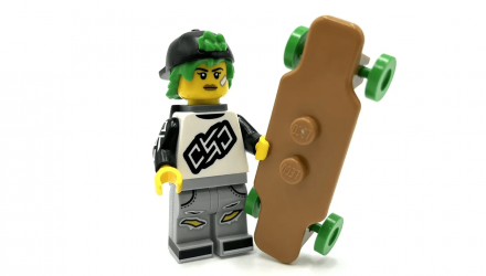 Фигурка Lego Series 27 Longboarder Collectible Minifigures 71048 col455 col27-7 Новый - Retromagaz, image 1