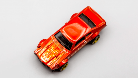 Машинка Базова Hot Wheels Custom Ford Maverick Flames 1:64 GHF52 Red - Retromagaz, image 4