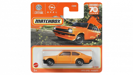 Машинка Велике Місто Matchbox Opel 1975 Opel Kadett Highway 1:64 HLC86/HKW72 Orange - Retromagaz, image 1