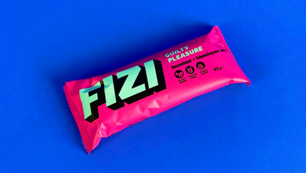 Батончик Fizi Шоколадний Guilty Pleasure Hazelnut & Himalayan Salt 45g - Retromagaz, image 1