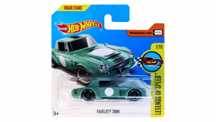 Машинка Базовая Hot Wheels Fairlady 2000 Legends of Speed 1:64 DVB14 Green - Retromagaz, image 1