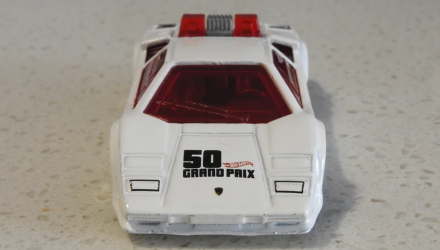 Машинка Базова Hot Wheels Lamborghini Countach Pace Car Exotics 1:64 FJY15 White - Retromagaz, image 5