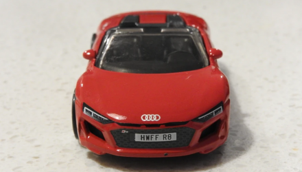 Машинка Базовая Hot Wheels 2019 Audi R8 Spyder Factory Fresh 1:64 GHF93 Red - Retromagaz, image 5