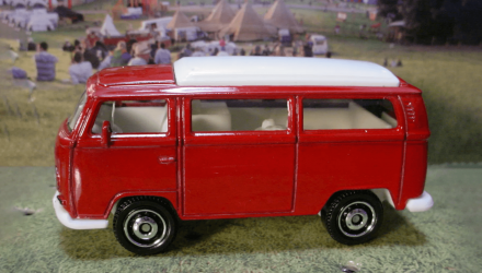 Тематическая Машинка Matchbox 1970 Volkswagen T2 Bus Germany 1:64 HVT70/HVV22 Red - Retromagaz, image 1