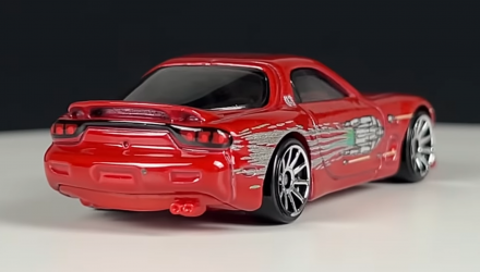 Тематическая Машинка Hot Wheels '95 Mazda RX-7 Fast & Furious 1:64 HNR88/HNT01 Red - Retromagaz, image 3