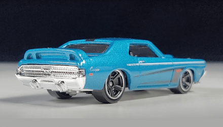 Машинка Базовая Hot Wheels '69 Mercury Cougar Eliminator Muscle Mania 1:64 HTC59 Blue - Retromagaz, image 2