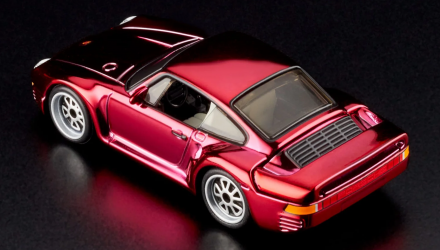 Машинка Premium Hot Wheels Porsche 959 Red Line Club RLC 1:64 HGK85 Dark Red - Retromagaz, image 6