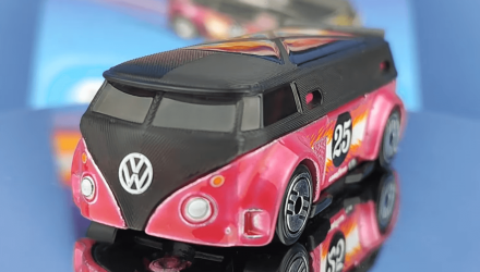 Тематическая Машинка Hot Wheels Volkswagen T1-GTR Ultra Hots 1:64 JBY61 Pink - Retromagaz, image 1