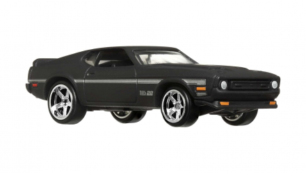 Машинка Premium Hot Wheels '71 Mustang Mach 1 Boulevard 1:64 HCR21 Black - Retromagaz, image 6