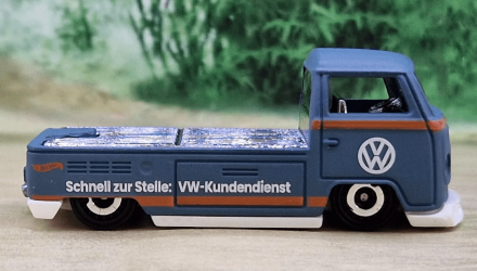 Машинка Базовая Hot Wheels Volkswagen T2 Pickup Hot Trucks 1:64 HTC28 Grey - Retromagaz, image 3