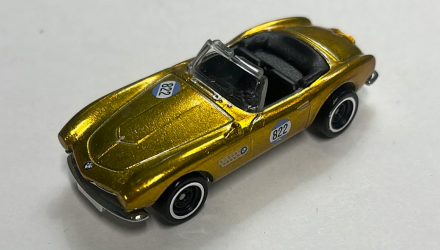 Машинка Базова Hot Wheels BMW 507 Super Treasure Hunt STH Roadsters 1:64 HTF32 Gold - Retromagaz, image 1