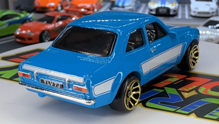 Тематична Машинка Hot Wheels 1970 Ford Escort RS1600 Brian O'Conner Fast & Furious 1:64 JBY32 Blue - Retromagaz, image 3