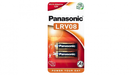 Батарейка Panasonic A23 2шт LRV08 Alkaline - Retromagaz, image 1