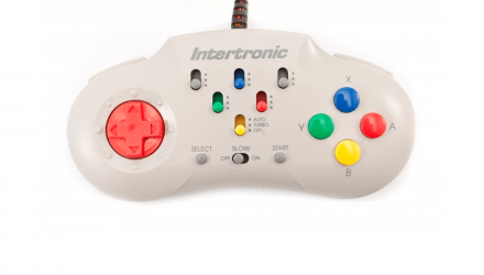 Геймпад Дротовий Intertronic SNES Turbo Buttons Grey Б/У - Retromagaz, image 1