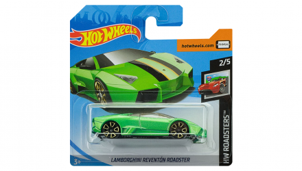 Машинка Базовая Hot Wheels Lamborghini Reventon Roadster Roadsters 1:64 FYD28 Green - Retromagaz, image 1