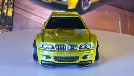 Машинка Premium Hot Wheels BMW M3 E46 Boulevard 1:64 HRT80 Yellow - Retromagaz, image 4