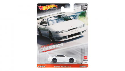 Машинка Premium Hot Wheels Nissan Silvia (S14) Modern Classics 1:64 GJP99 White - Retromagaz, image 1