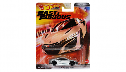 Машинка Premium Hot Wheels '17 Acura NSX Fast & Furious 1:64 HCP30 Silver - Retromagaz, image 1