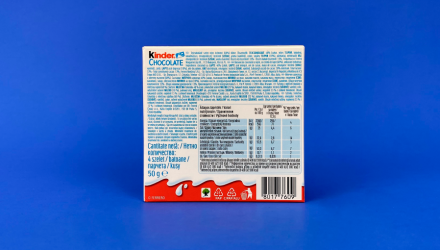 Набір Шоколад Молочний Kinder Chocolate 4 Pieces 50g 20шт - Retromagaz, image 3