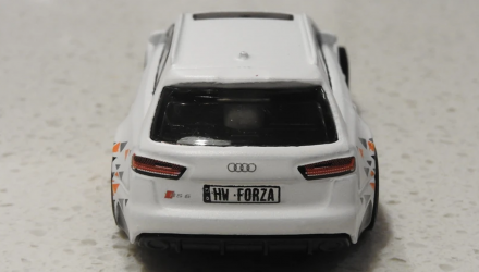 Тематическая Машинка Hot Wheels '17 Audi RS 6 Avant Forza Motorsport 1:64 GJV69 White - Retromagaz, image 6