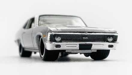 Машинка Premium Hot Wheels '70 Chevy Nova SS Fast & Furious 1:64 GRK50 Grey - Retromagaz, image 3