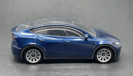 Машинка Велике Місто Matchbox Tesla Model Y Metro 1:64 HVN74 Blue - Retromagaz, image 3